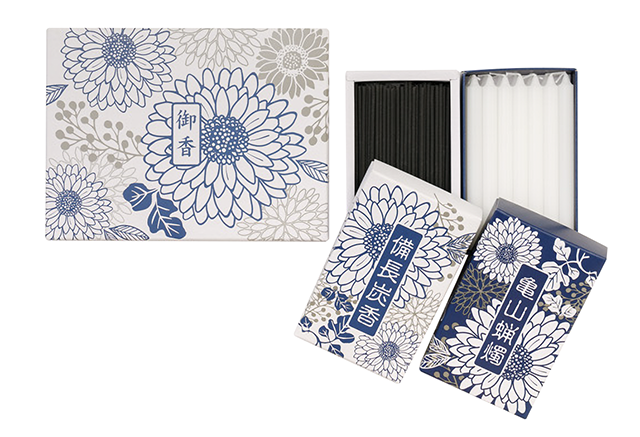 偲ぶ菊 線香ろうそくセット