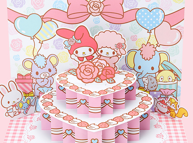 マイメロディのおめでとうケーキ｜マイメロディ 電報selection