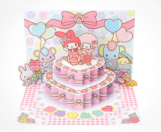 マイメロディのおめでとうケーキ マイメロディ 電報selection