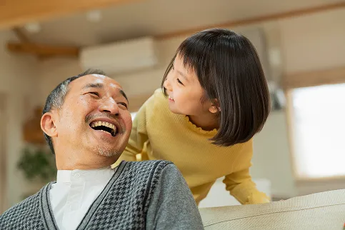 おじいちゃんと孫