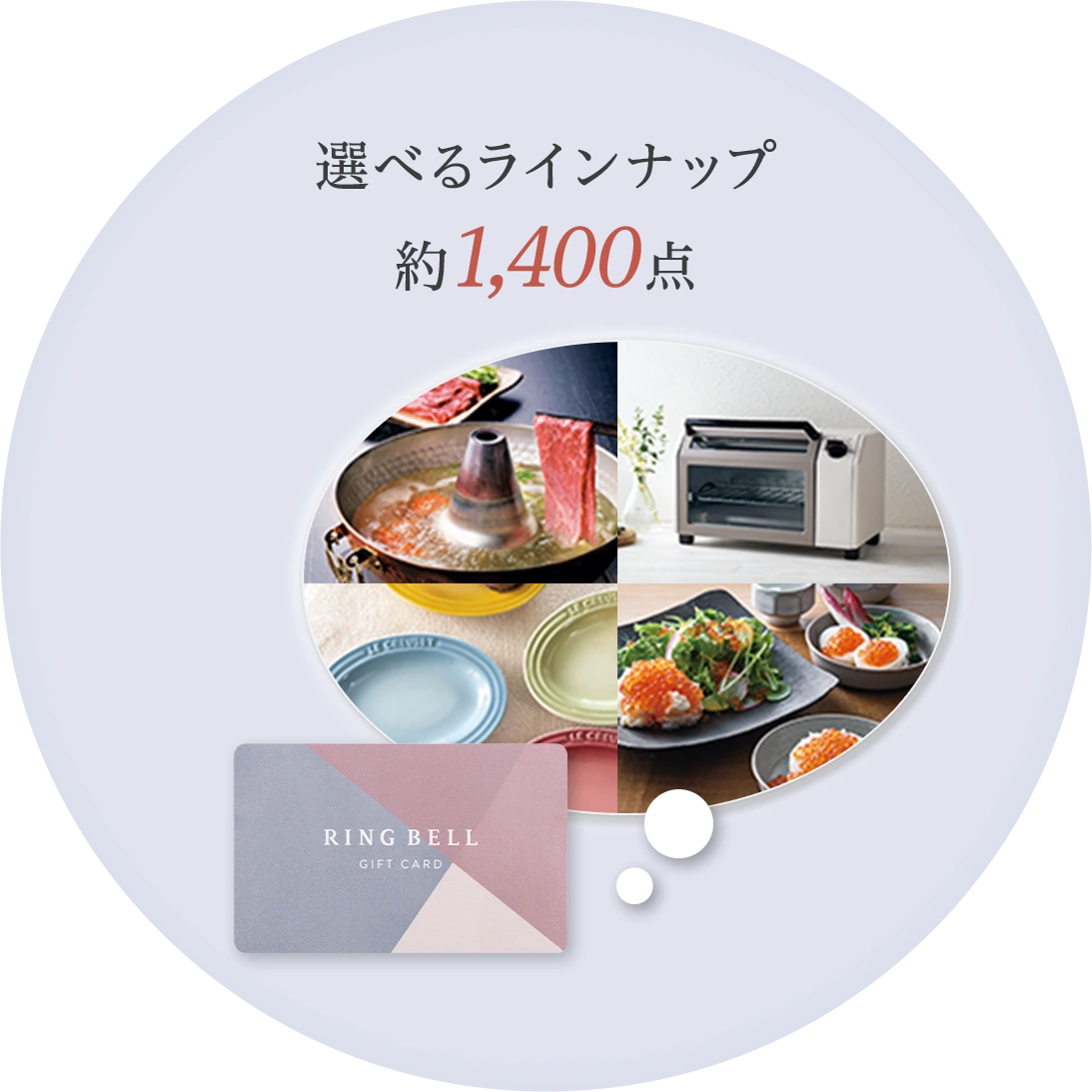 シーンに合わせて選べる台紙5種類