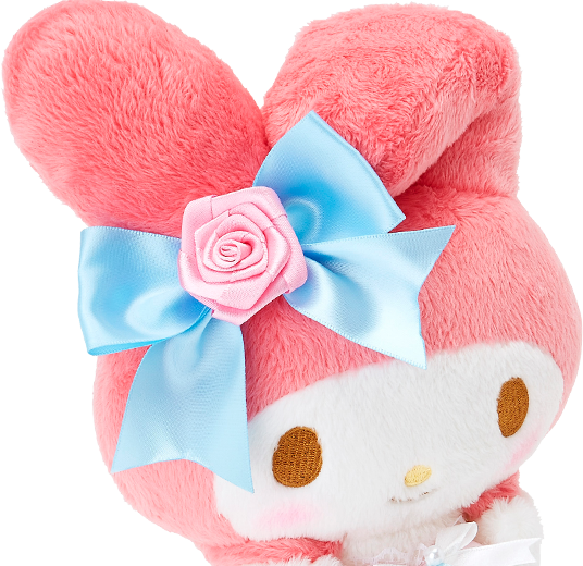 バラのリボンをつけたマイメロディ