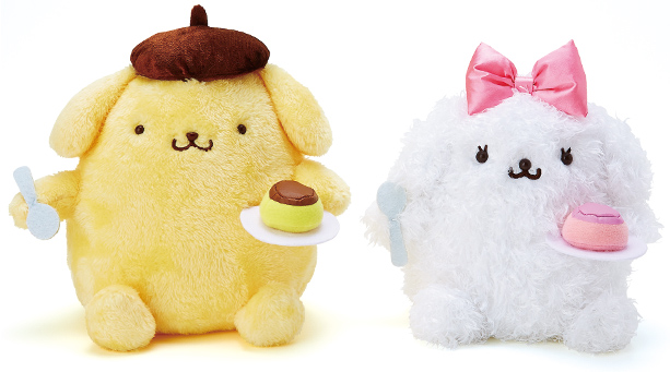 ポムポムプリン ぬいぐるみセット商品イメージ ポムポムプリン ぬいぐるみセット商品イメージ