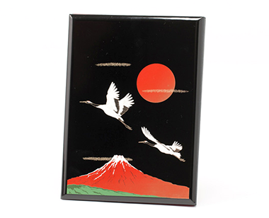鶴と富士商品画像