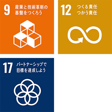 目標9、目標12、目標17